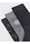 LCW ACCESSORIES جوارب رجالية منقوشة 3 قطع (W4) - 3