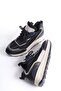 Sersp Black Navy Blue Sneaker Casual Lightweight Sports Shoes - 2