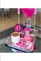 Stainless Steel Square 6-Piece Presentation Tray Catering Tea and Coffee Tray - 6