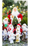 Santa Claus with Gray Fleece 30 cm - 4