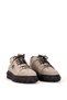 Men's Chunky Sole Comfort Lace-up Casual Shoes Genuine Leather 18469 Taupe color - 2