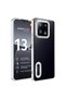 Mi 13 Pro Case Camera Lens Protected Edges Colorful Logo Showing Omega Cover - Silver