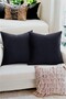 Throw Pillow Cover Special Design Set of 2 Soft Textured Black Color Throw Pillow Gift Throw Pillow - 4