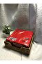 New Year's Special Party Napket 24 X 24 cm 3 Layers Red Color 50 Pieces Imported - 2