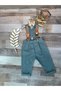 Mold Green Caramel Detailed Little Prince Concept Baby Boy Birthday Salopet Set - 8