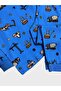 Boy's 100% Cotton Blue Work Machine Pattern Long Sleeve Winter Pajamas Set - 4