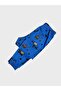 Boy's 100% Cotton Blue Work Machine Pattern Long Sleeve Winter Pajamas Set - 5