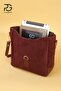 Original Large Volume Luxury Suede Long Strap Zippered Single Compartment Lock Detailed Hand and Shoulder Bag - 6