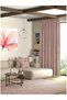 Yiğit Curtain Powder Pink Extrafor Drawstring Island Background Curtain - 3