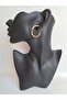 Gold Color Hoop Earrings - 7