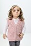 Baby Girl Buttoned Knitwear Cardigan & Vest