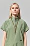 Extreme Cool Woman - Premium Two-Way Stretch Doctor Nurse Scrub Set (WOMEN), Moss - 2