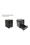 TJ HYT34-18L Black Executive Workstation with Drawer - 6