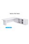 Premium White ED4-LSPW Executive Desk 180 cm - 2