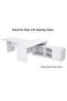 Premium White ED5-LSPW Executive Desk 320 cm - 2