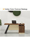 Elegante 191-16 Modern Executive Desk Dark Walnut - 5