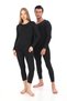 Unisex Undershirt Bottom Top Underwear Set Winter Underwear Thermal Cotton Lycra Daily Sweat-Absorbing Warm-Keeping
