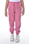 Girls - Boys Pink Winter Fleece Lined 3 Thread Sweatpants Jogger Pants - 2