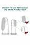 Silicone Teether Finger Shaped Teether Teeth Scratching Glove Transparent Baby Teether Stress Toy - 4
