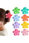 Women's Set of 6 Colorful Daisy Latch Clasps - 6