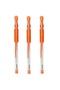 UNIBALL SIGNO NEEDLE (0.38") NEEDLE-TIPPED GEL PEN MANDARIN (Three Pieces)