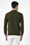 Men's Khaki Half Fisherman Knitwear Sweater 20w153 - 5