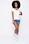 Women's Stone V-Neck Wide Casual T-Shirt - 7