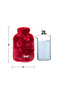 Cats Red Wine Hot Water Bottle with Soft Plush Cover 68 OZ - 8