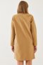 Women's Camel Single Pocket Cashmere Coat 9085 60351131 - 5