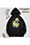 سويت شيرت بغطاء للرأس مطبوع عليه Minions (2 خيوط)
