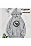 Outdoor Book Readers Club Printed Hooded Oversize Sweatshirt (2 Thread)