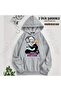 Bleach Ichigo Kurosaki (Vasto Lorde) Printed Hooded Oversize Sweatshirt (2 Thread)