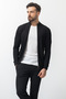 Duz Slim Fit Half Fisherman Collar Men's Cardigan Black - 11227.22Y - 5