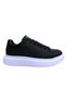 Bestof Black White Lace-Up Sneakers Sports Shoes - 2