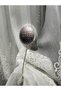 Magnetic Decorative Aesthetic Curtain Buckle Curtain Latch Curtain Holder Silver Solitaire - 7