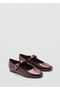 Patent Leather Look Taped Ballerinas
