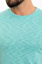 Gray Slim Fit Crew Neck Men's T-Shirt Green - 36811.24Y - 2
