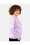 Polo Neck Striped Women's Knitwear Sweater - 4