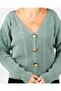 Women's V Neck Button Cardigan |   4 Colors - 7