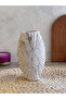 Handmade Oyster Concrete Vase with Nordic Style Marble Effect - 7