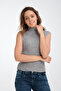 Zero Sleeve Knitwear Knit Turtleneck Body, Sweater, Knitwear Sweater, Sweater - 2