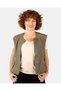 Women's Vest with Zippered Snap Pocket