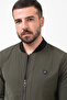 Straight Slim Fit Judge Collar Men's Coat Khaki - 39584.23Y - 5