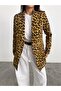 Leopard Patterned Blazer Jacket