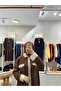 10078-1 Model Brown Color Button Detailed Trousers Set - 2