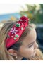 Luxury Design New Year Christmas Christmas with Stones Pine Tree Ornament Satin Knotted Crown Red Women's Children's Crown - 5