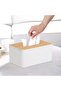 TISSUE BOX W/BAMBOO LID L DTCB01 - 4