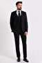 بدلة رجالية كلاسيكية من Duz Slim Fit باللون الأسود - 40772.21Y