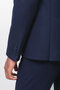 بدلة رجالية كلاسيكية من Duz Slim Fit باللون الأزرق الداكن - 40772.21Y - 6