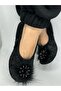 Elegance and Comfort Together: Grape Stoned Home Flats Booties